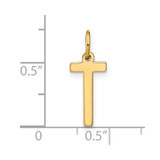 14ky Letter T Initial Pendant - XN-68A91A14-2450