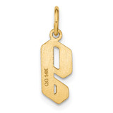 14ky Lowercase Letter G Initial Pendant