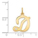 14KY Script Letter D Initial Charm - YC-C9096739-2885