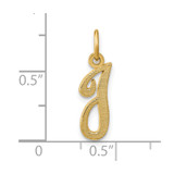 14KY Script Letter I Initial Charm - C5-4490FD48-2929