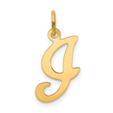 14KY Script Letter I Initial Charm - YC-A8B83447-2921