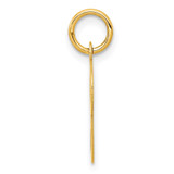 14KY Script Letter P Initial Charm - YC-675B88D1-9519