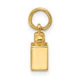 14ky Square Perfume Bottle Charm
