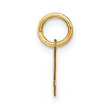 14KY Upper case Letter J Initial Charm