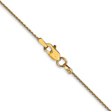 14k 18 inch 1mm Parisian Wheat with Lobster Clasp Chain