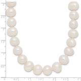 9-10mm White Semi-Round Freshwater Cultured Pearl Endless 80 inch Necklace