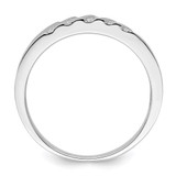 Brilliant Embers Sterling Silver Rhodium-plated 20 Stone Micro Pav‚ CZ Men's Ring - QM-D042D838-5267