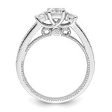 Brilliant Embers Sterling Silver Rhodium-plated 21 Stone Micro Pav‚ CZ Ring - QM-488FA474-1143