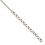 Brilliant Embers Sterling Silver Rhodium-plated 88 Stone 18 inch Pav‚ CZ Teardrop Necklace with 2 Inch Extender