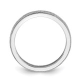 Cheryl M Sterling Silver Rhodium-plated Brilliant-cut CZ Two Row Eternity Ring - QC-704CB395-9735