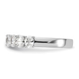 Cheryl M Sterling Silver Rhodium-plated Brilliant-cut Oval CZ 9-Stone Ring - QC-E2A0E860-2694