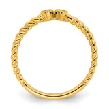 14k 2 Birthstone Mother's Ring Mounting