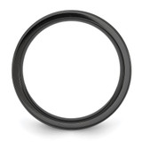 Chisel Black Zirconium Brushed Polished and Hammered with Blue IP-plated 8mm Band - ZC-0234E149-3258