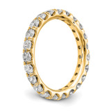 14k 2 carat Lab Grown Diamond VS/SI+ G+ Size 9 Shared Prong Eternity Band