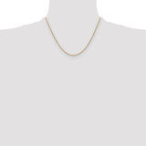 14k 2.0mm Tri-color Gold Pav‚ Valentino Chain - PV-729DDC81-6593