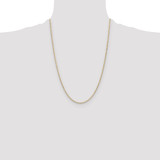 14k 2.0mm Tri-color Gold Pav‚ Valentino Chain - PV-9B7429E2-6016