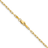 14k 2.1mm Solid Beveled Paperclip Chain - PE-27A3F821-9793