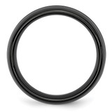 Chisel Ceramic Black 8mm Brushed and Polished Band - CE-48B909AB-7825