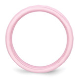 Chisel Ceramic Pink 4mm Faceted Polished Band - CE-619B79D3-9217