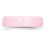 Chisel Ceramic Pink 6mm Polished Band - CE-B63D8761-8514