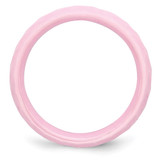 Chisel Ceramic Pink Faceted 6mm Polished Band - CE-9017EE24-9729