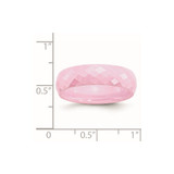 Chisel Ceramic Pink Faceted 6mm Polished Band - CE-BFF2BF7E-2067