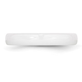 Chisel Ceramic White 4mm Polished Band - CE-0CF1901B-7677