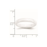 Chisel Ceramic White 4mm Polished Band - CE-39FAC8D2-7767