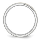 Chisel Cobalt 14k Gold Inlay Satin 6mm Band - CC-B1C7CECC-1006