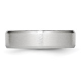 Chisel Cobalt Beveled Edge Satin 6mm Band - CC-6FCBC12D-8804