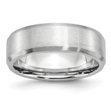 Chisel Cobalt Beveled Edge Satin 7mm Band - CC-DCE9CC4D-5783