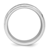 Chisel Cobalt Brushed and Polished Beveled 8mm Band - CC-7F514DD4-7126