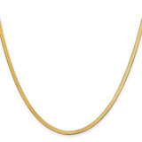 14k 2.5mm Silky Herringbone Chain - SL-1E652B88-9725