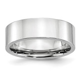Chisel Cobalt Flat Polished 7mm Band - CC-55695137-7150