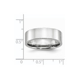 Chisel Cobalt Flat Polished 7mm Band - CC-55695137-7150