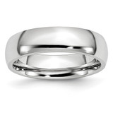 Chisel Cobalt Polished 6mm Half Round Band - CC-8A1EB39E-6028