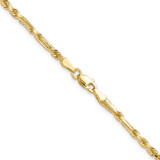 14k 2.75mm D/C Milano Rope Chain - MI-6696F364-3785