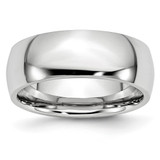 Chisel Cobalt Polished 8mm Half Round Band - CC-1940E405-1395