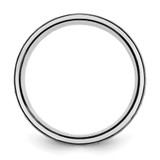Chisel Cobalt Polished with Hammered Black IP-plated Center 8mm Band - CC-735272D5-9797