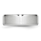 Chisel Cobalt Satin and Polished Beveled Edge 6mm Band - CC-5D6BF5D9-1813