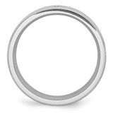 Chisel Cobalt Satin and Polished Ridged Edge 8mm Band - CC-4680F06A-8868