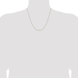 14K 20 inch .5mm Box with Lobster Clasp Chain
