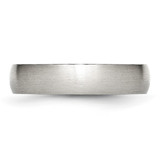 Chisel Stainless Steel Brushed 5mm Half Round Band - SR-61B8EFEF-7521