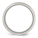 Chisel Stainless Steel Brushed 6mm Flat Band - SR-39C96057-5686