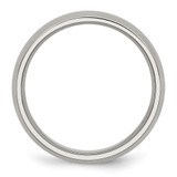 Chisel Stainless Steel Brushed 6mm Half Round Band - SR-90D23BF0-9918