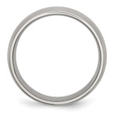 Chisel Stainless Steel Brushed 7mm Half Round Band - SR-1ADFA4D6-5743