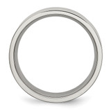 Chisel Stainless Steel Brushed 8mm Flat Band - SR-FF31EB6D-1691