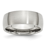 Chisel Stainless Steel Brushed 8mm Half Round Band - SR-4415B2D3-2720