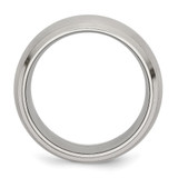 Chisel Stainless Steel Brushed and Polished 10mm Beveled Edge Band - SR-0E693FEF-7147
