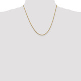 14K 20 inch 1.3mm Franco with Lobster Clasp Chain